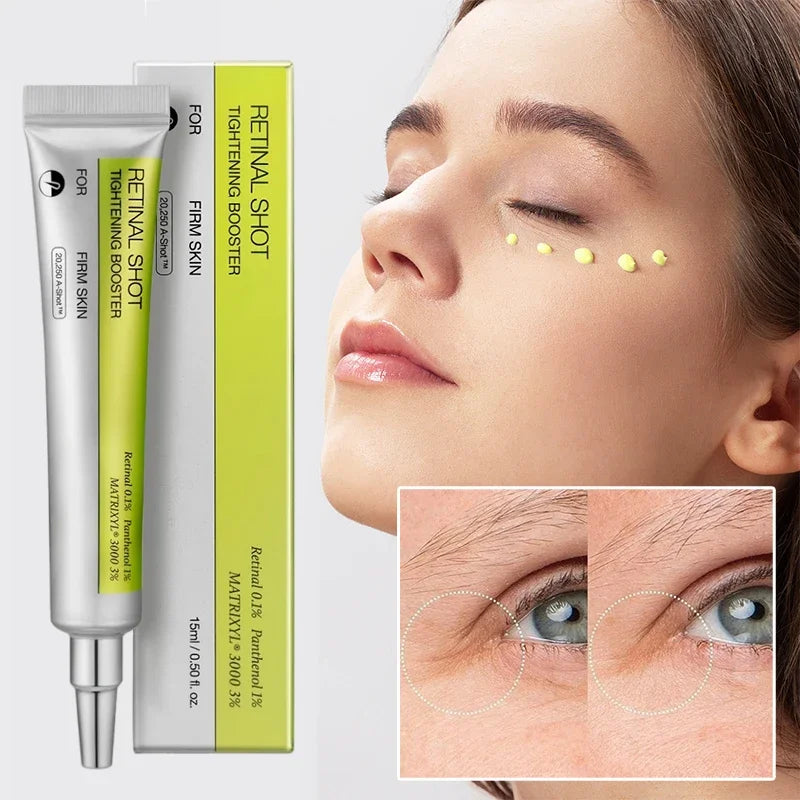 Glaze & Gloss Korean Retinol Eyes Booster Cream & Serum Set