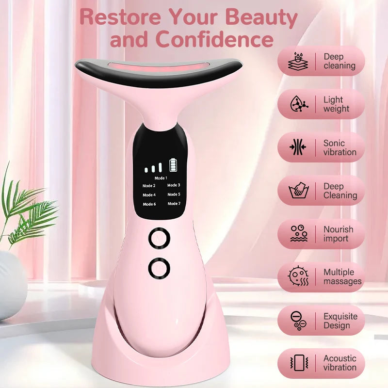 Glaze & Gloss 7-in-1 LED Face & Neck Sculpting Device