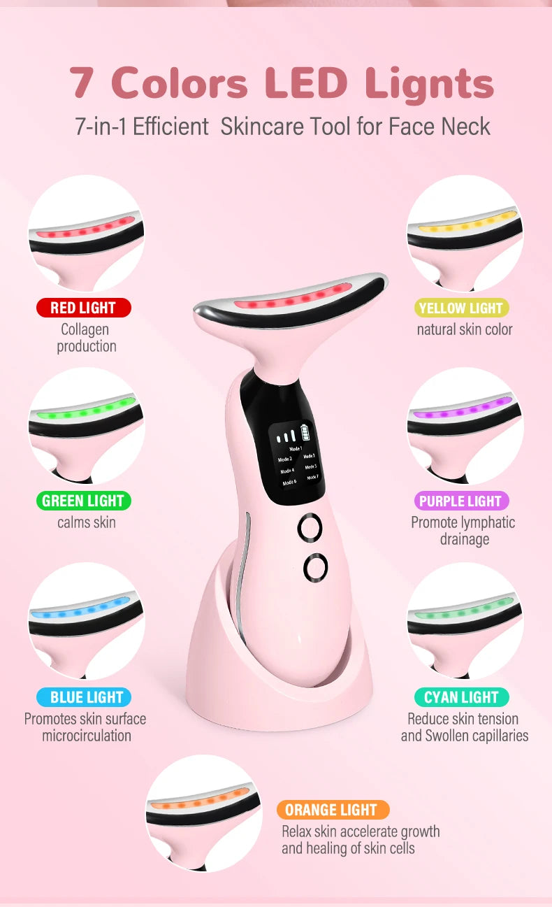 Glaze & Gloss 7-in-1 LED Face & Neck Sculpting Device