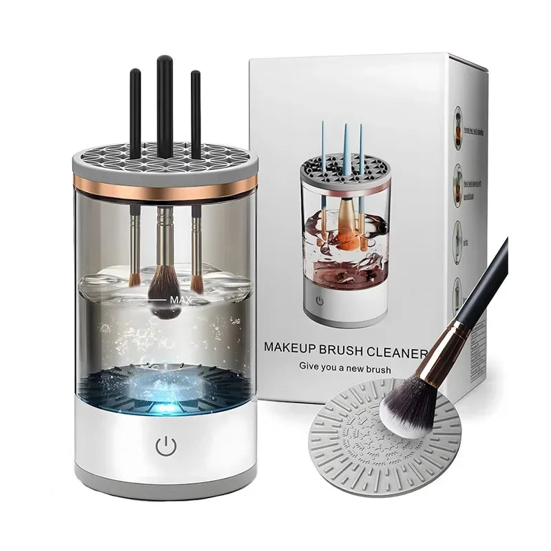 Glaze & Gloss 3-in-1 Electric Makeup Brush Cleaner