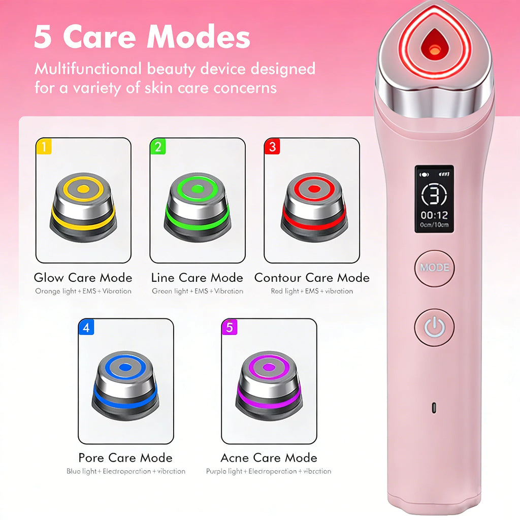 Glaze & Gloss Professional 5-in-1 RF Facial Beauty Device