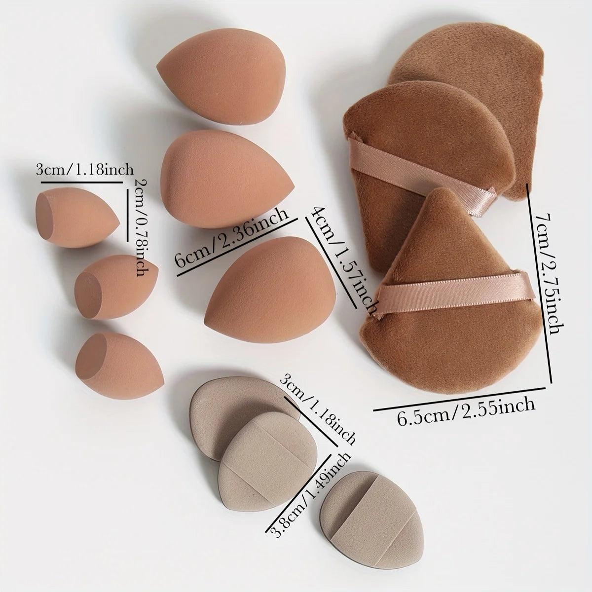 Glaze & Gloss Mini Beauty Blender & Powder Puff Set