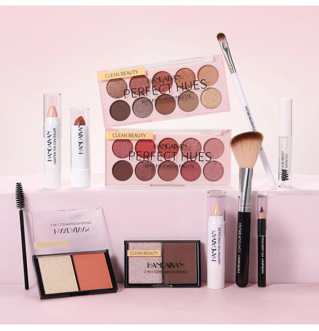 Glaze & Gloss Professional 11-Piece Full Makeup Kit