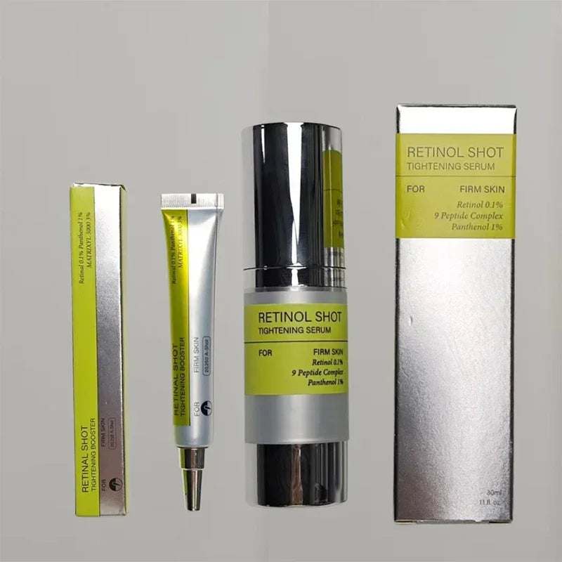Glaze & Gloss Korean Retinol Eyes Booster Cream & Serum Set