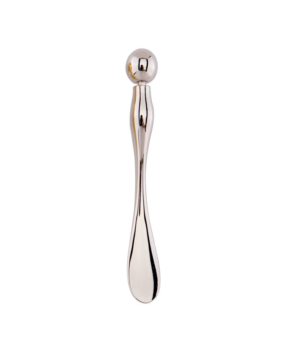 Glaze & Gloss Metal Face Massage Stick & Eye Cream Applicator