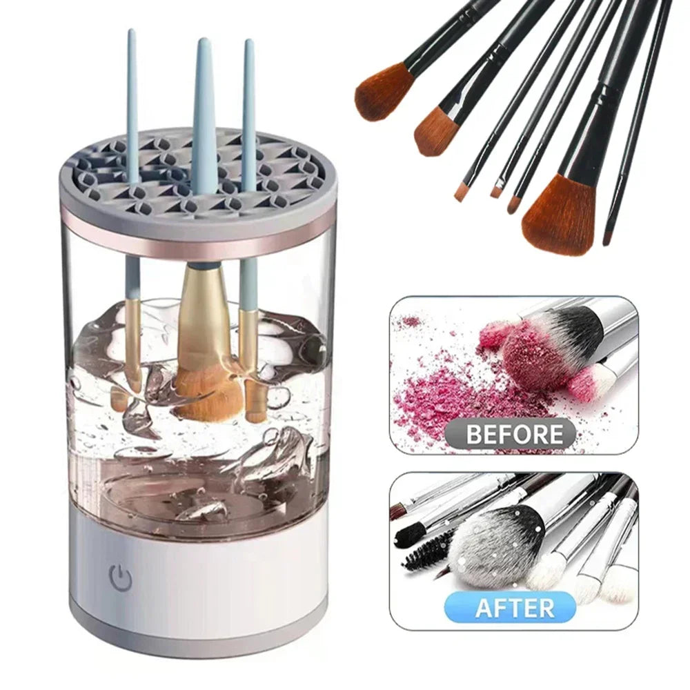 Glaze & Gloss 3-in-1 Electric Makeup Brush Cleaner
