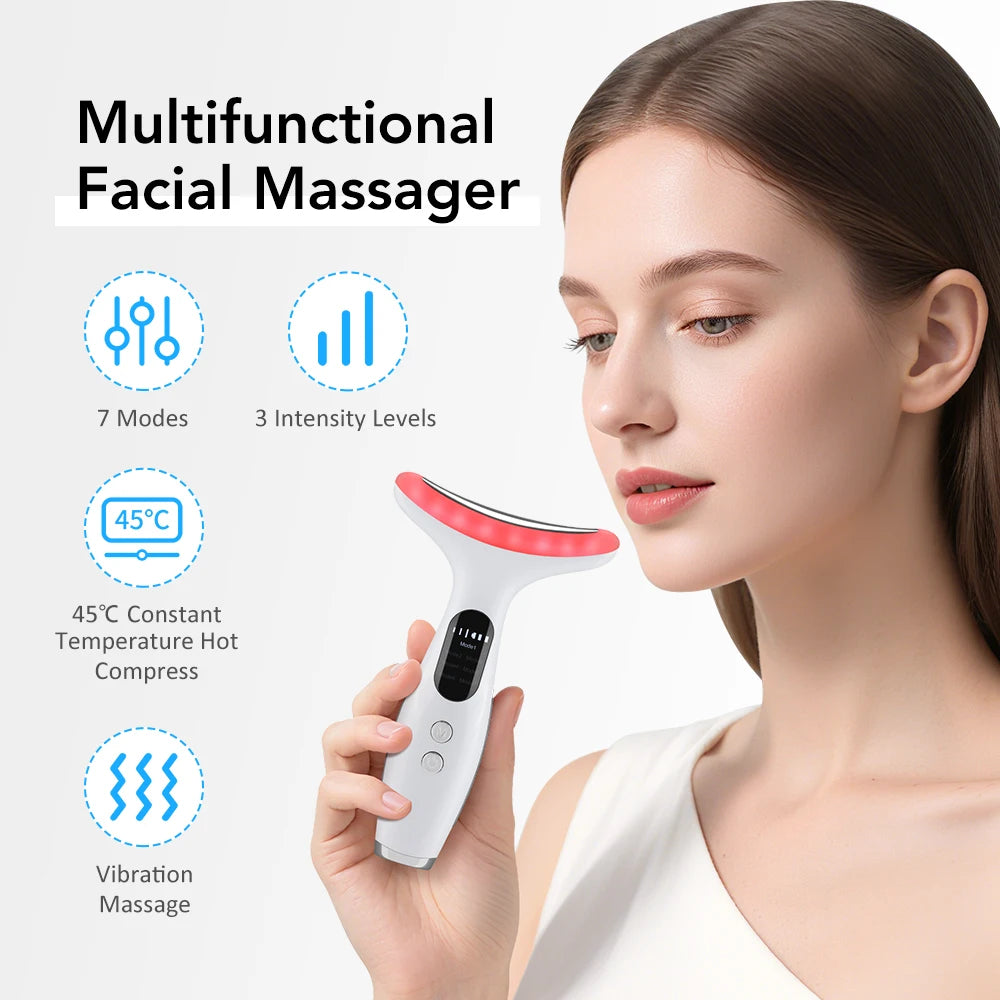 Glaze & Gloss 7-in-1 LED Face & Neck Therapy Device