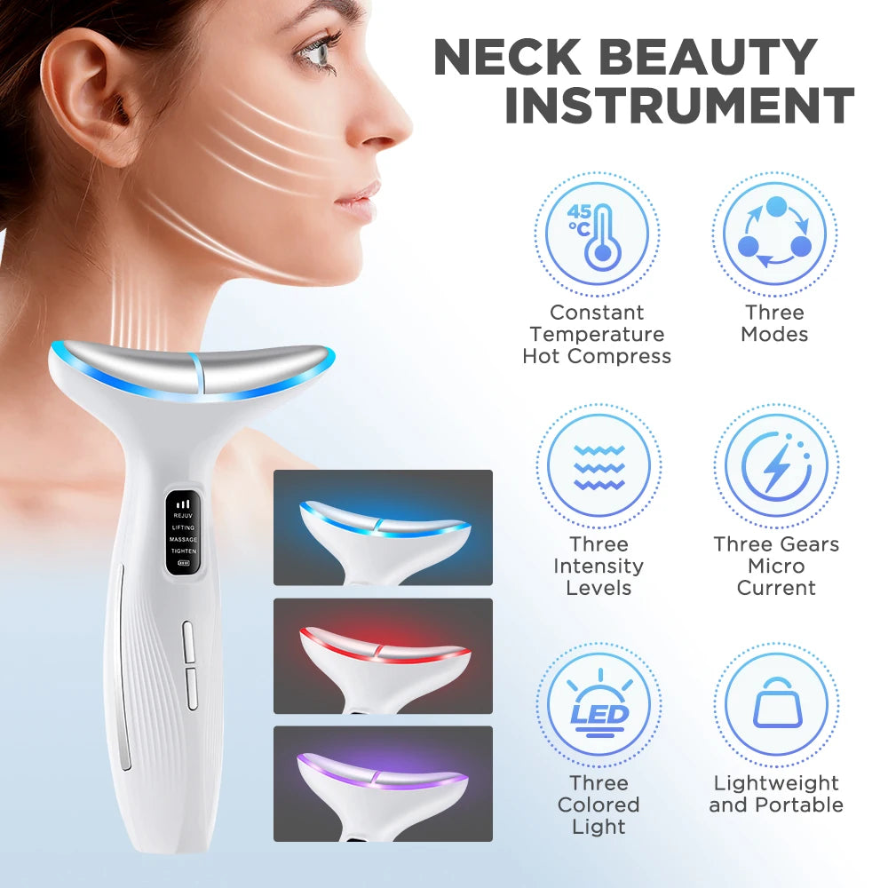 Glaze & Gloss 7-in-1 LED Face & Neck Therapy Device