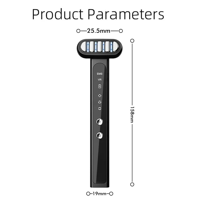 Glaze & Gloss 4-in-1 Red Light Facial Wand