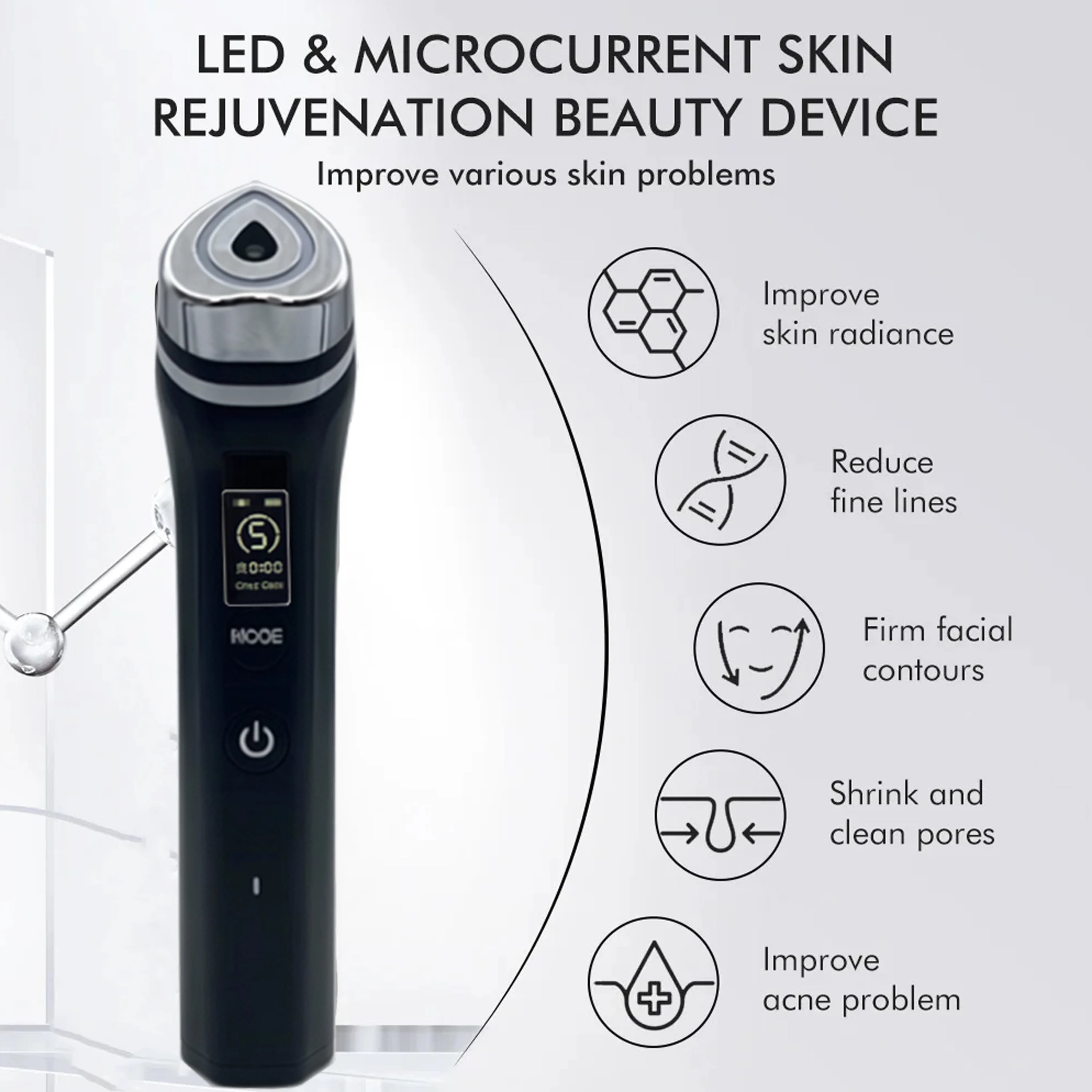 Glaze & Gloss Professional 5-in-1 RF Facial Beauty Device