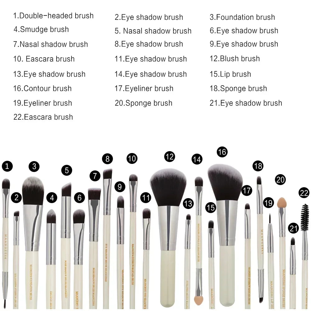 Glaze & Gloss 
Essential Eyeshadow & Eyeliner Brush Kit