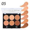 Glaze & Gloss USHAS 6-Color Flawless Concealer & Contour Palette
