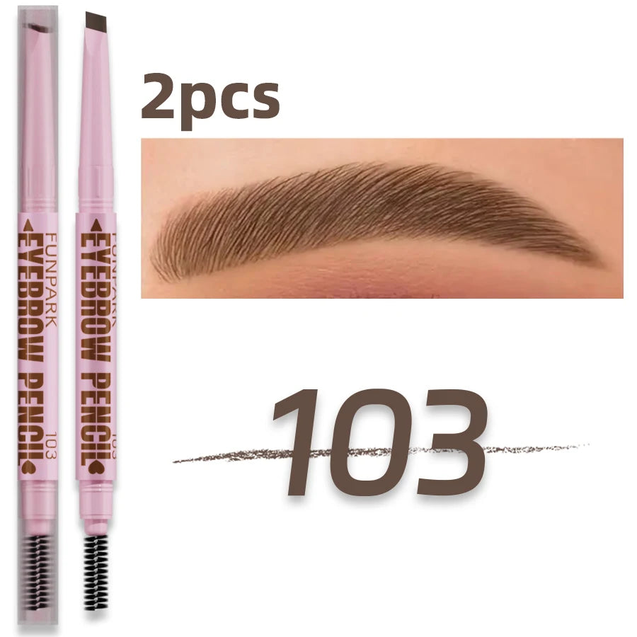 Glaze & Gloss 
2-in-1 Waterproof Eyebrow Pencil