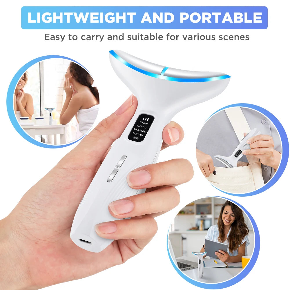 Glaze & Gloss 7-in-1 LED Face & Neck Therapy Device