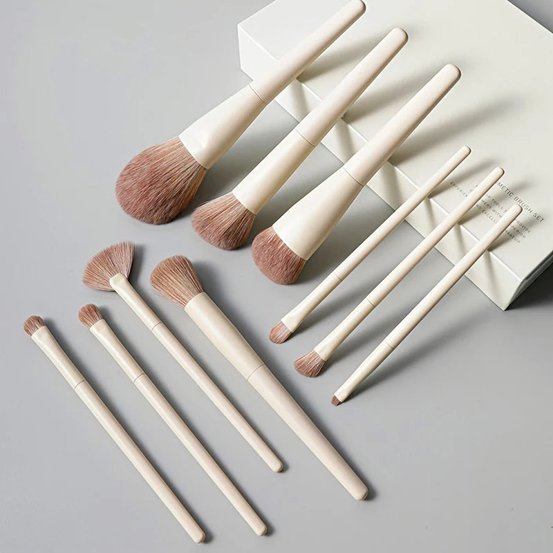 Luxury 13-Piece Face & Eye Makeup Brush Set