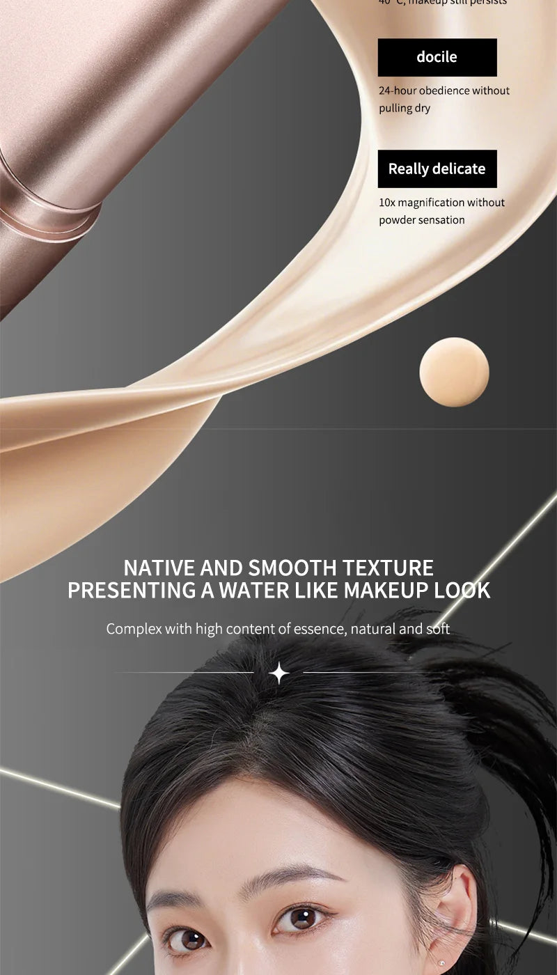 Glaze & Gloss 2-in-1 Rotating Foundation Stick & Brush