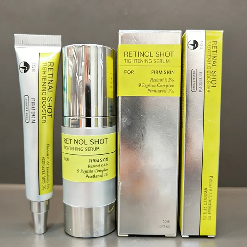 Glaze & Gloss Korean Retinol Eyes Booster Cream & Serum Set