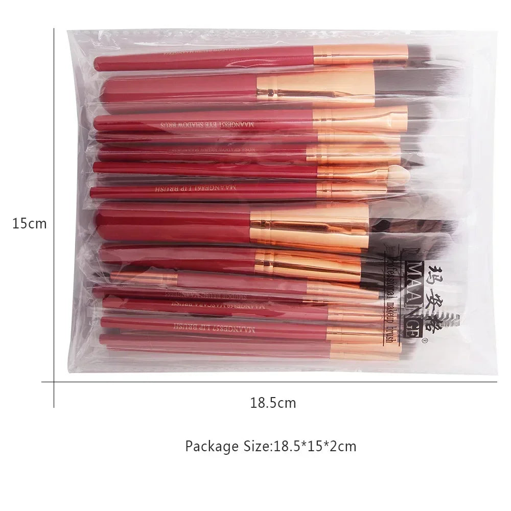 Glaze & Gloss 
Essential Eyeshadow & Eyeliner Brush Kit