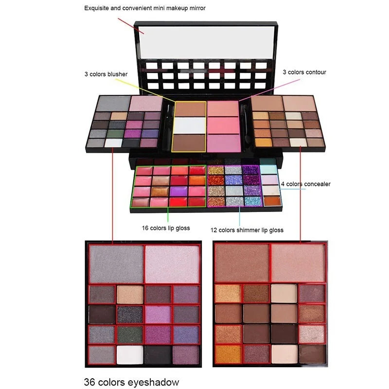 Glaze & Gloss Professional Makeup Kit