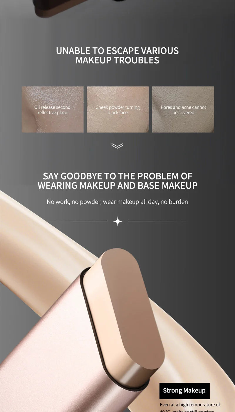 Glaze & Gloss 2-in-1 Rotating Foundation Stick & Brush