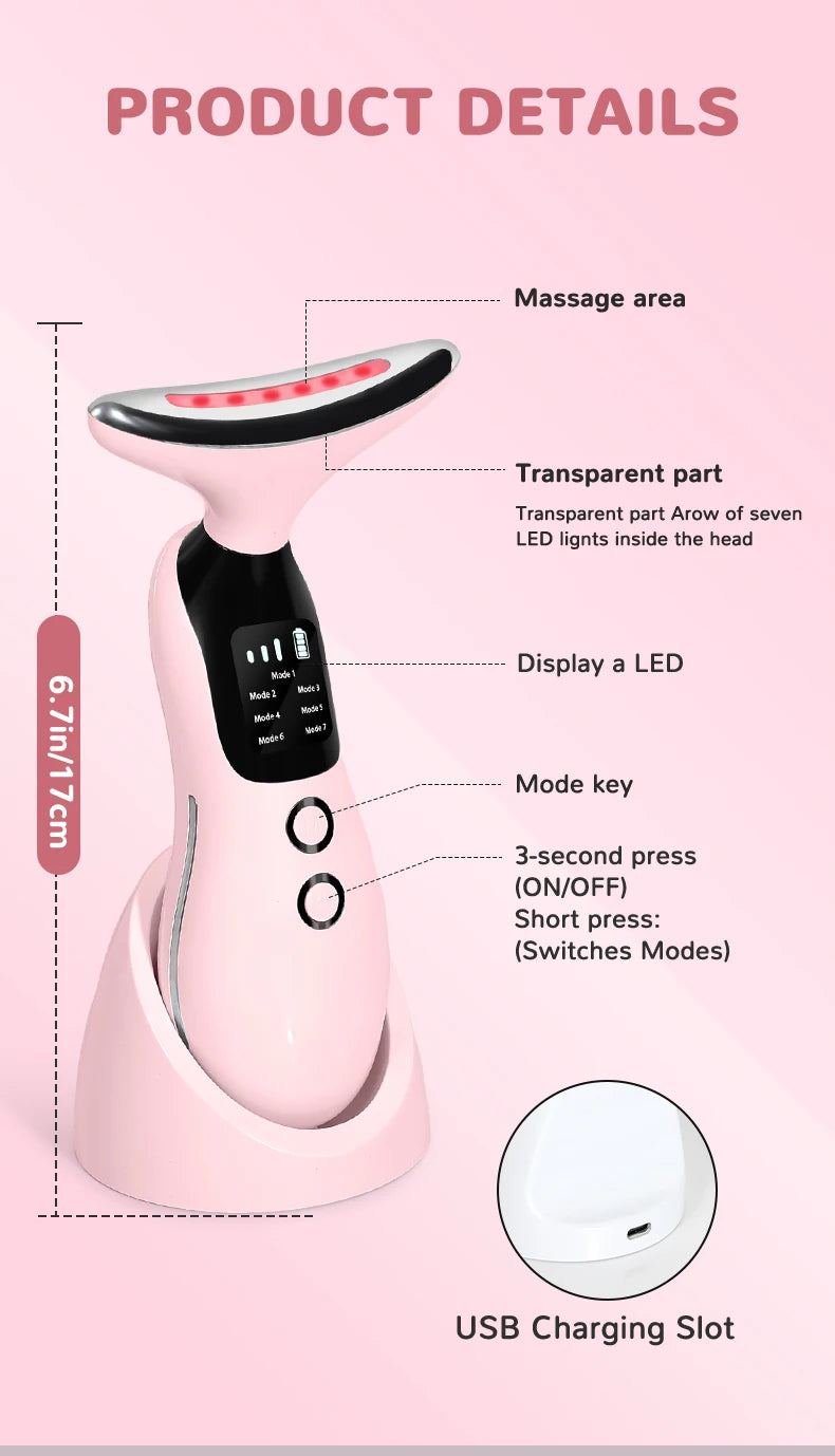 Glaze & Gloss 7-in-1 LED Face & Neck Sculpting Device