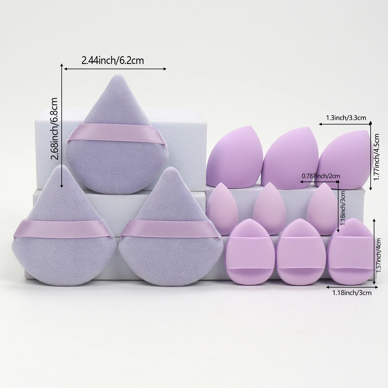 Glaze & Gloss Mini Beauty Blender & Powder Puff Set