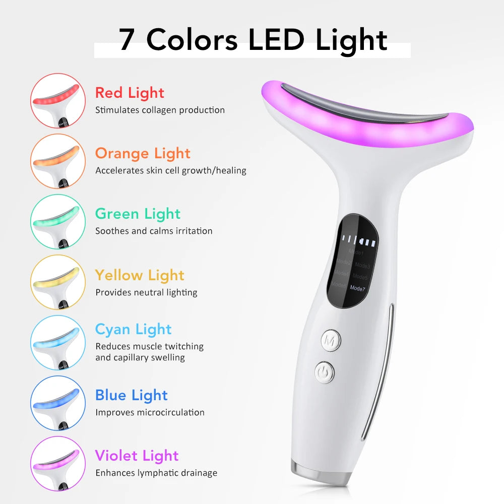 Glaze & Gloss 7-in-1 LED Face & Neck Therapy Device
