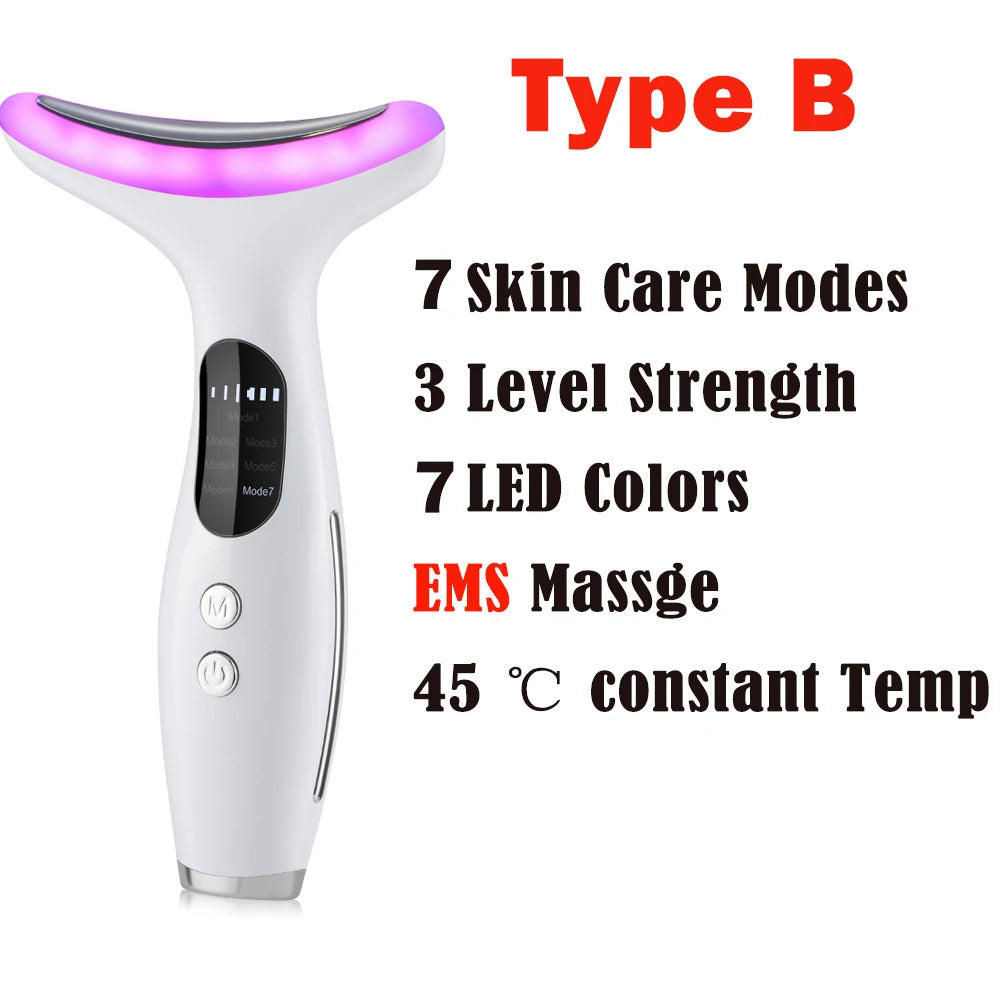 Glaze & Gloss 7-in-1 LED Face & Neck Therapy Device
