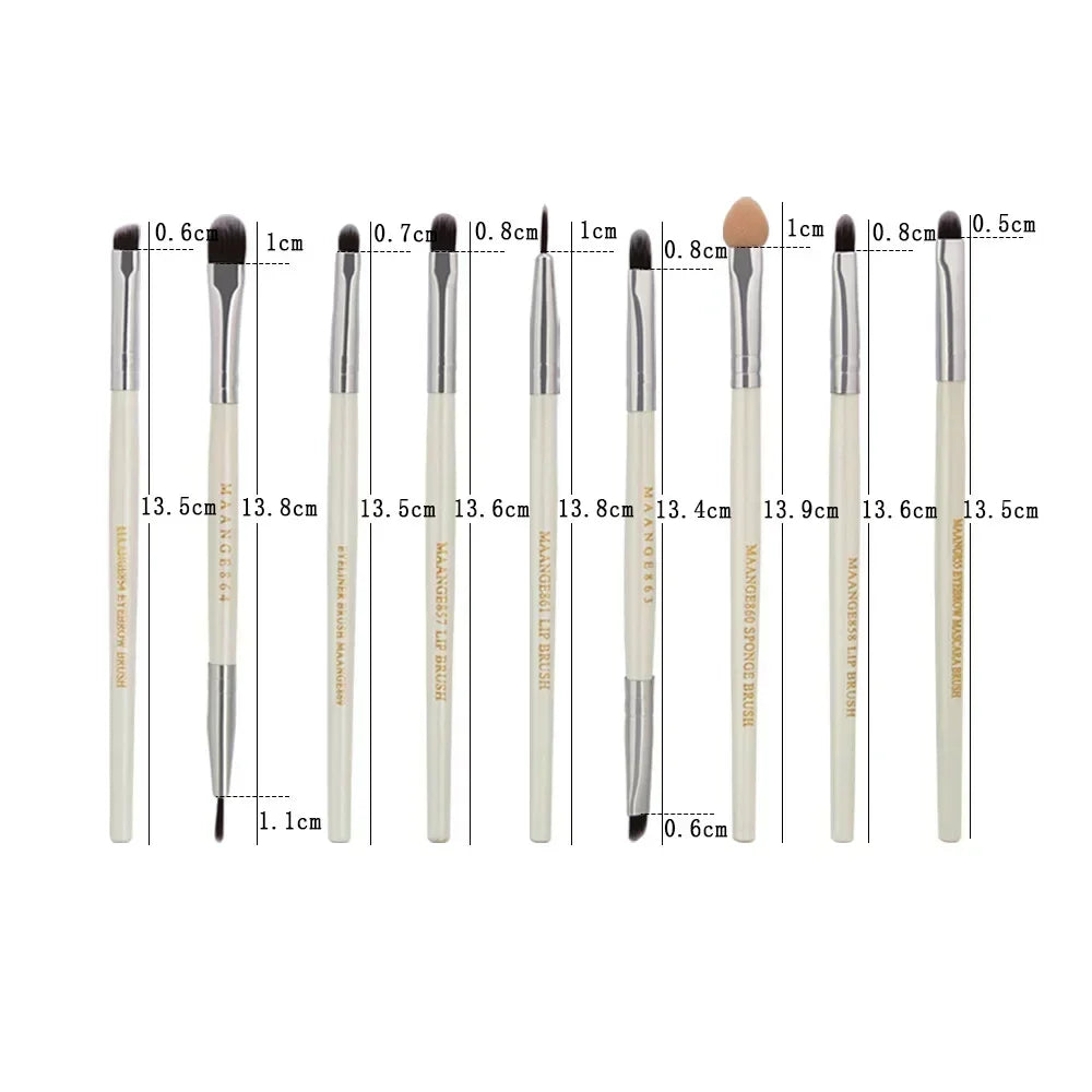 Glaze & Gloss 
Essential Eyeshadow & Eyeliner Brush Kit