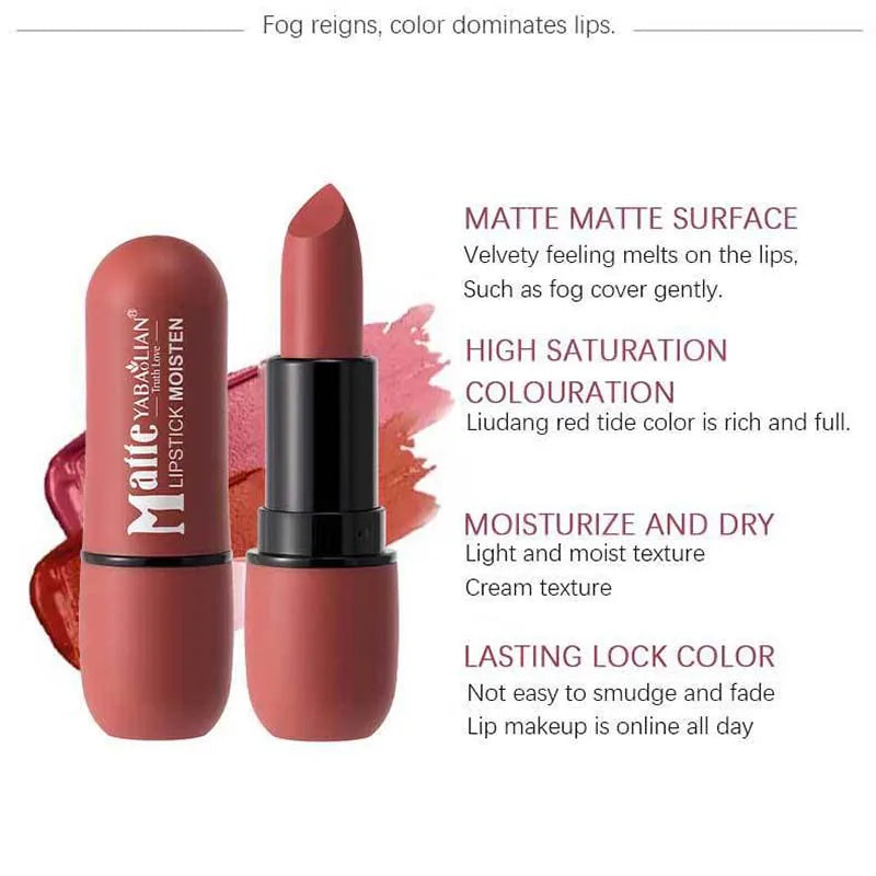 Glaze & Gloss Flawless Velvet Matte Lipstick