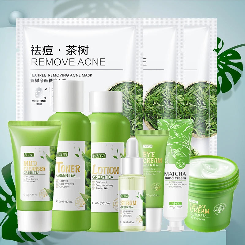 Glaze & Gloss Premium Sakura & Green Tea Skincare Gift Set