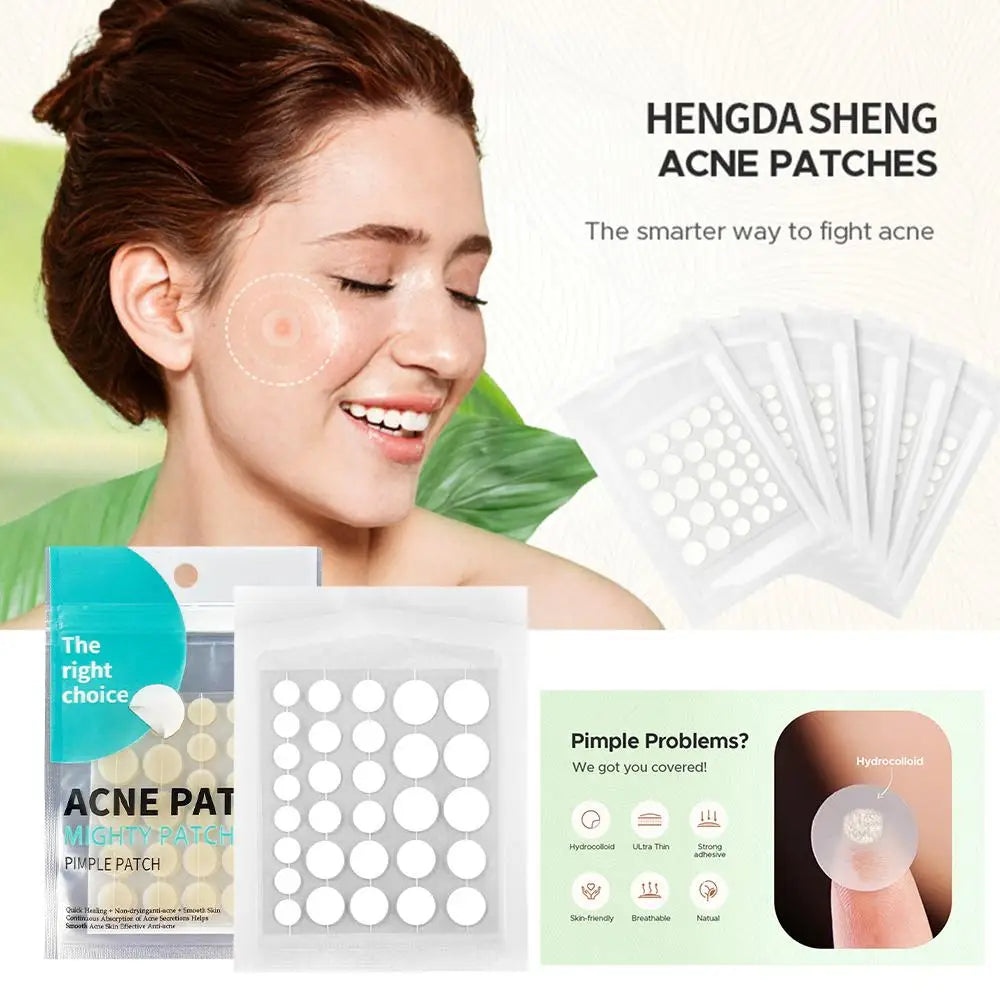 Glaze & Gloss Invisible Acne & Pimple Repair Patches (30-Pack)