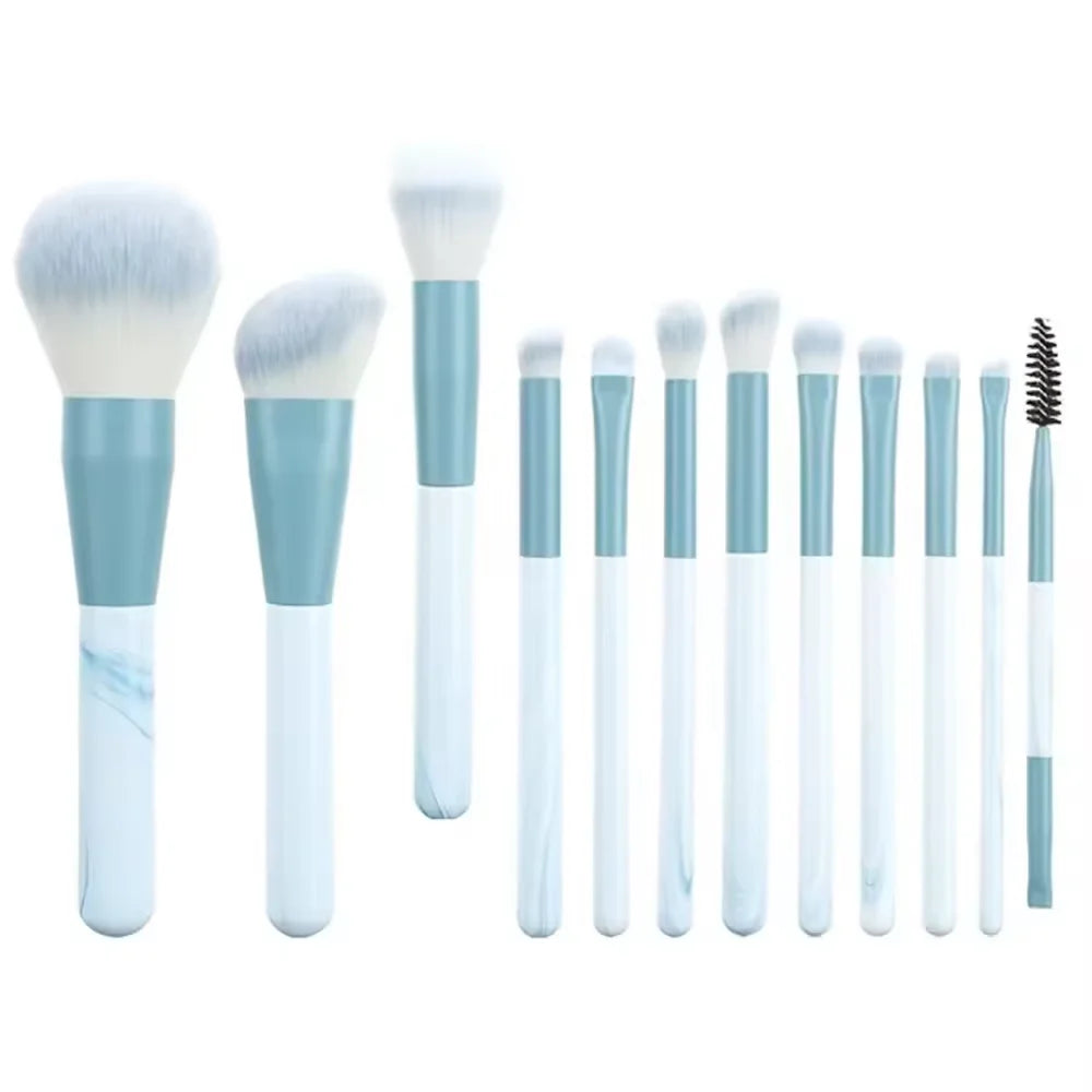 Luxury 13-Piece Face & Eye Makeup Brush Set