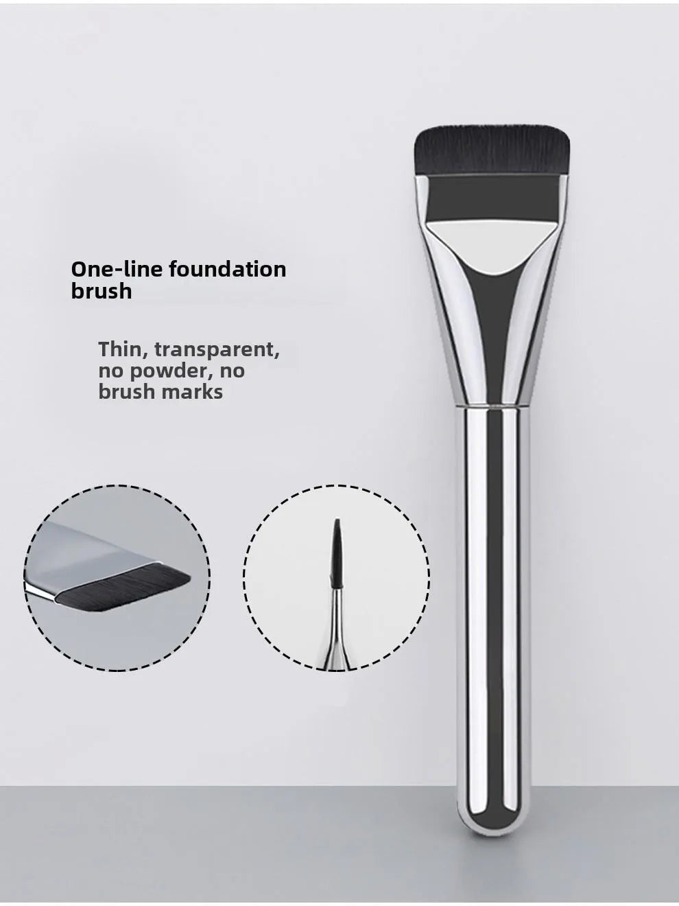 Glaze & Gloss Perfect Flat-Head Foundation Brush