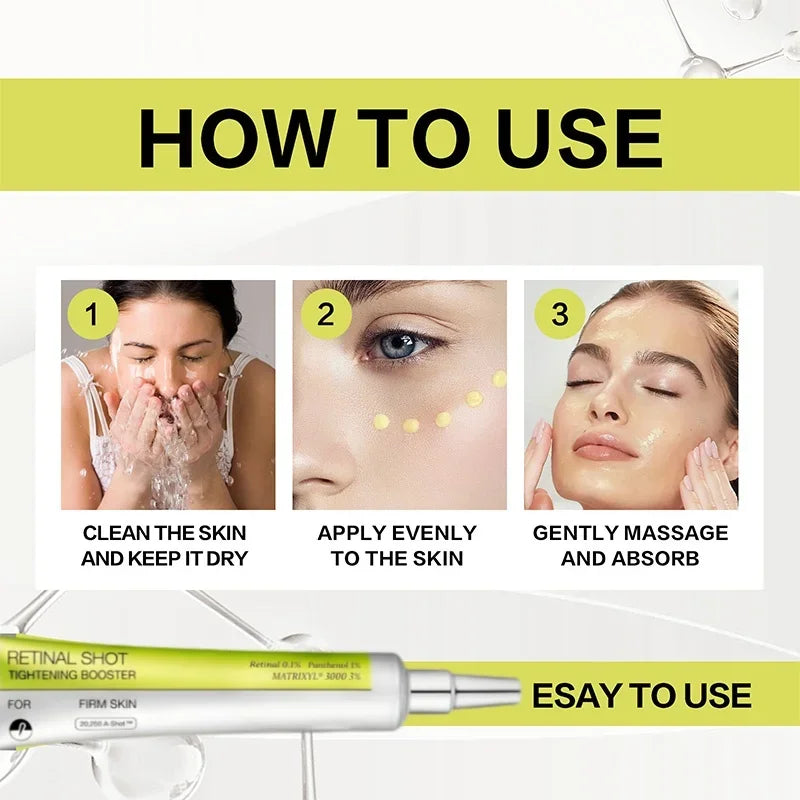 Glaze & Gloss Korean Retinol Eyes Booster Cream & Serum Set