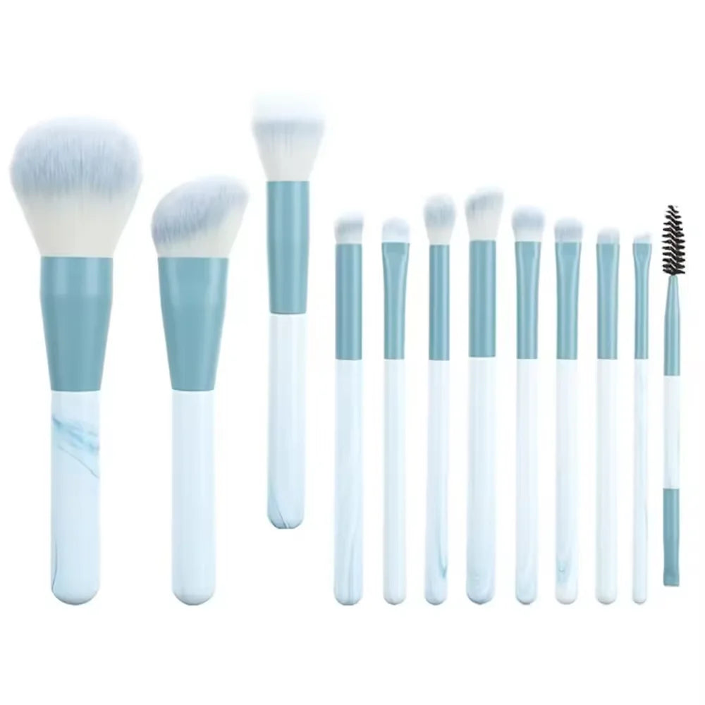 Luxury 13-Piece Face & Eye Makeup Brush Set