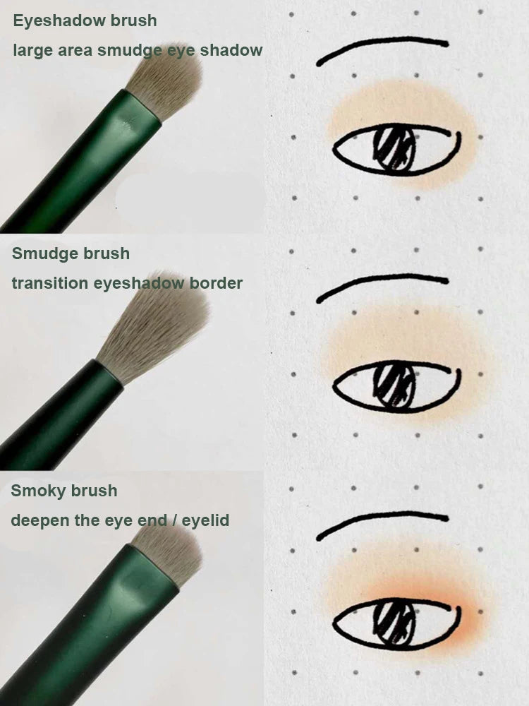 Luxury 13-Piece Face & Eye Makeup Brush Set