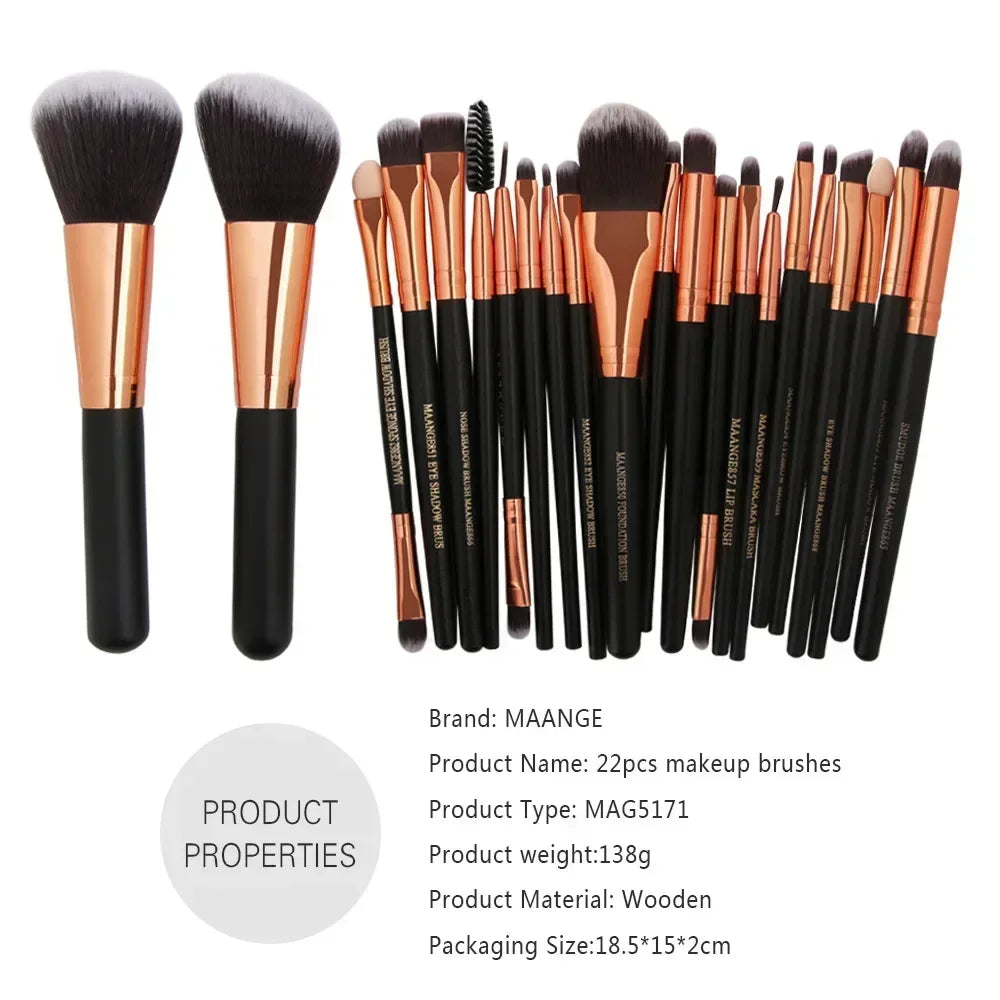 Glaze & Gloss 
Essential Eyeshadow & Eyeliner Brush Kit