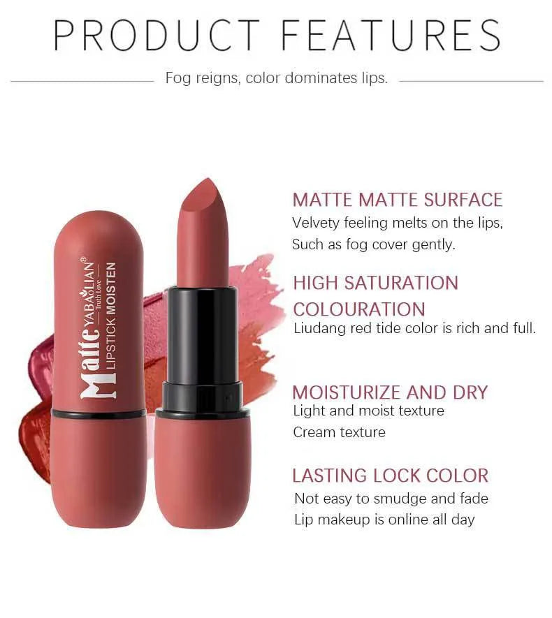 Glaze & Gloss Flawless Velvet Matte Lipstick