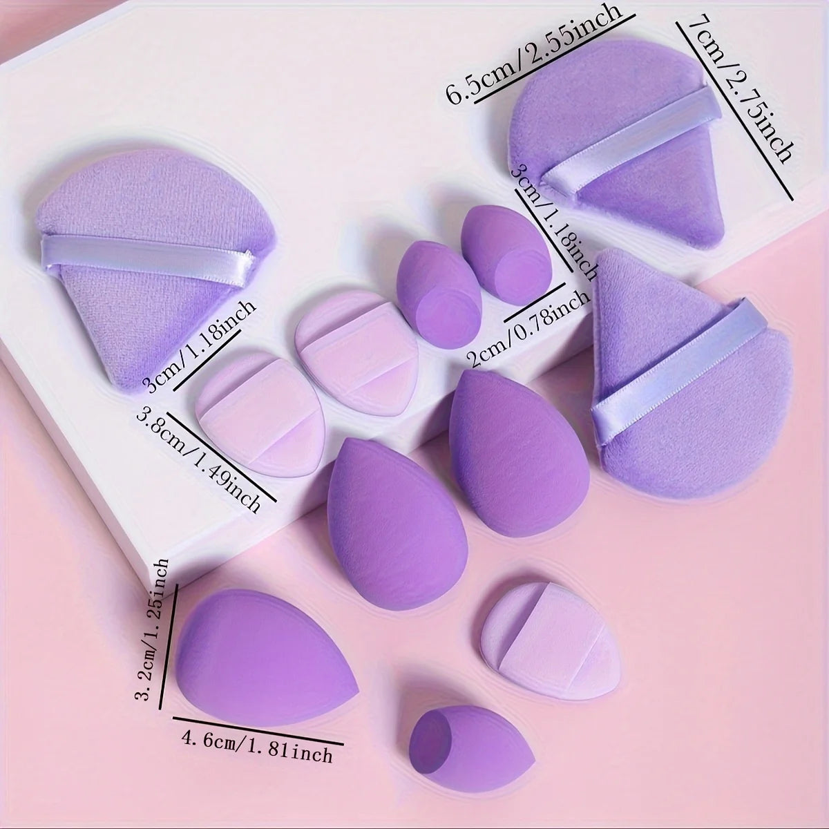 Glaze & Gloss Mini Beauty Blender & Powder Puff Set
