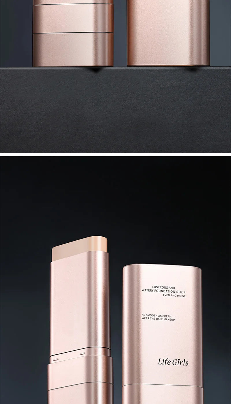 Glaze & Gloss 2-in-1 Rotating Foundation Stick & Brush